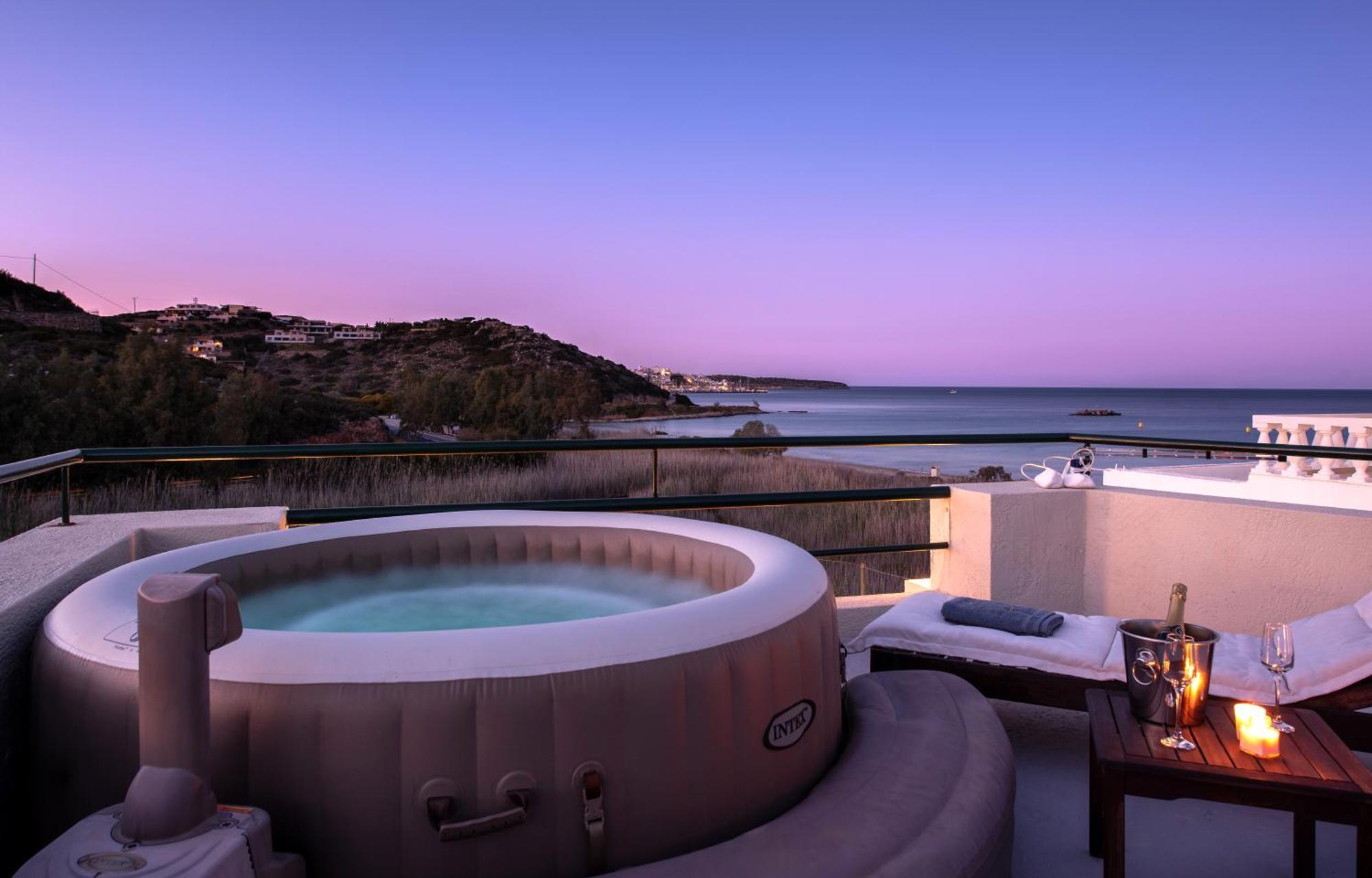 Coastal Dream Beachview Jacuzzi& Sauna Amoudara  Bagian luar foto