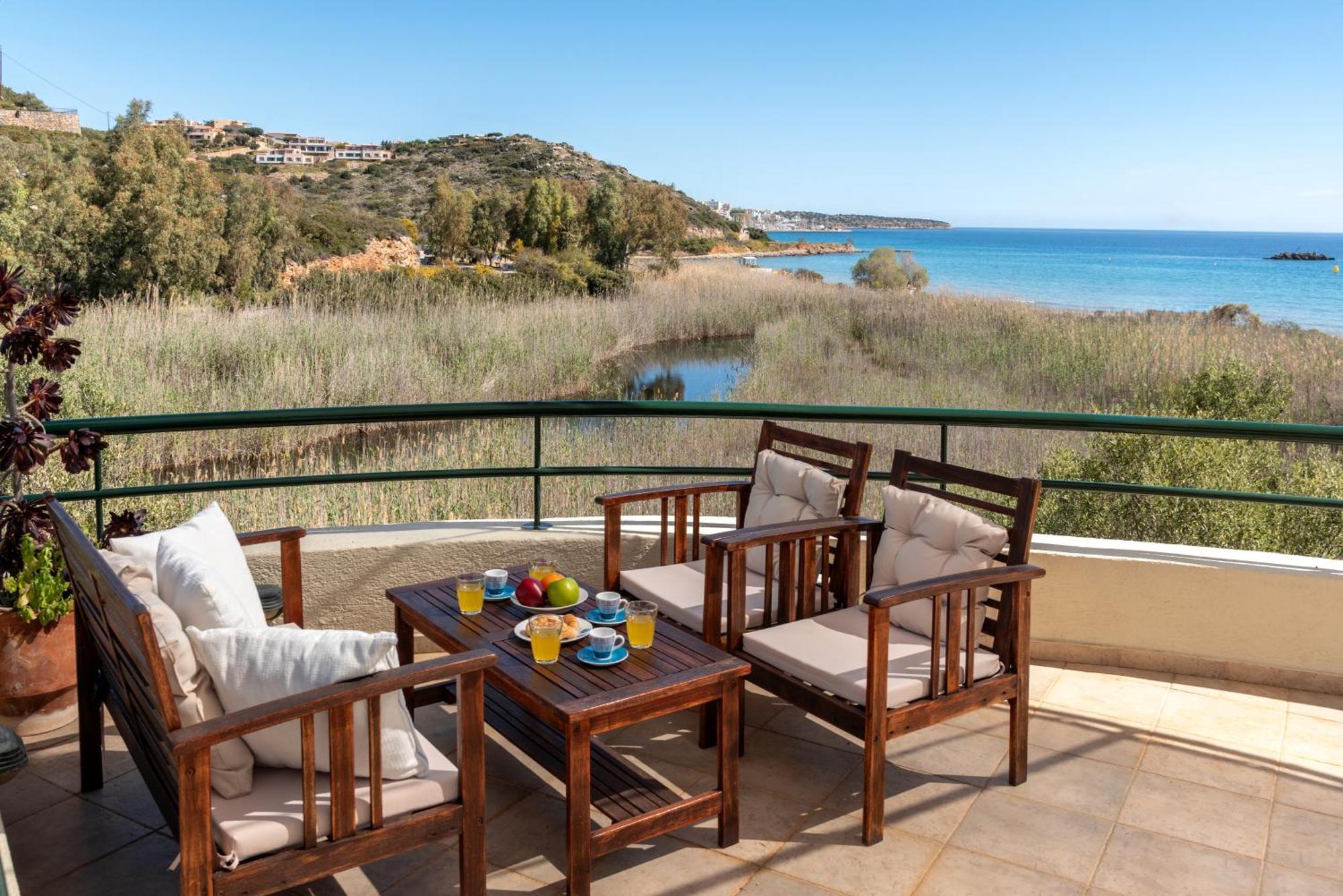 Coastal Dream Beachview Jacuzzi& Sauna Amoudara  Bagian luar foto