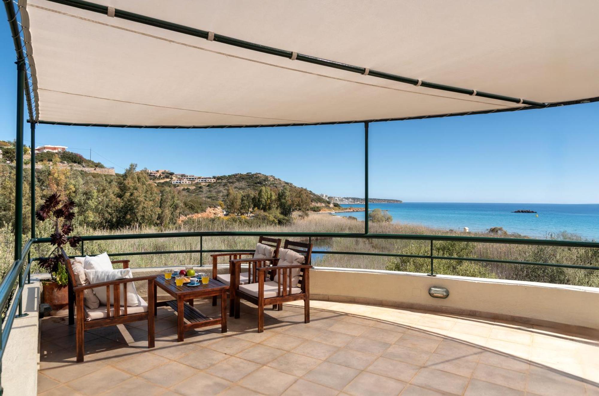 Coastal Dream Beachview Jacuzzi& Sauna Amoudara  Bagian luar foto