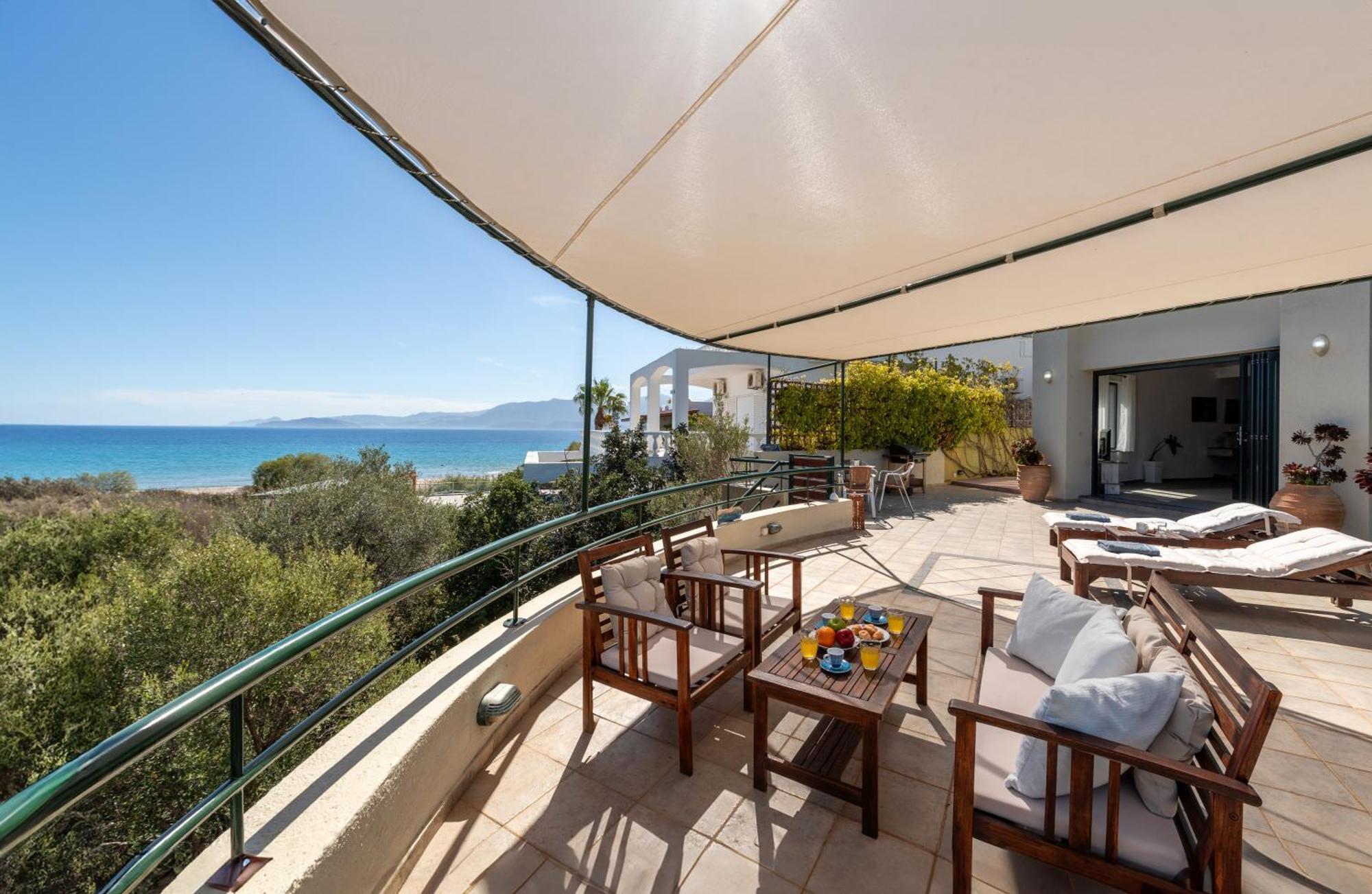 Coastal Dream Beachview Jacuzzi& Sauna Amoudara  Bagian luar foto