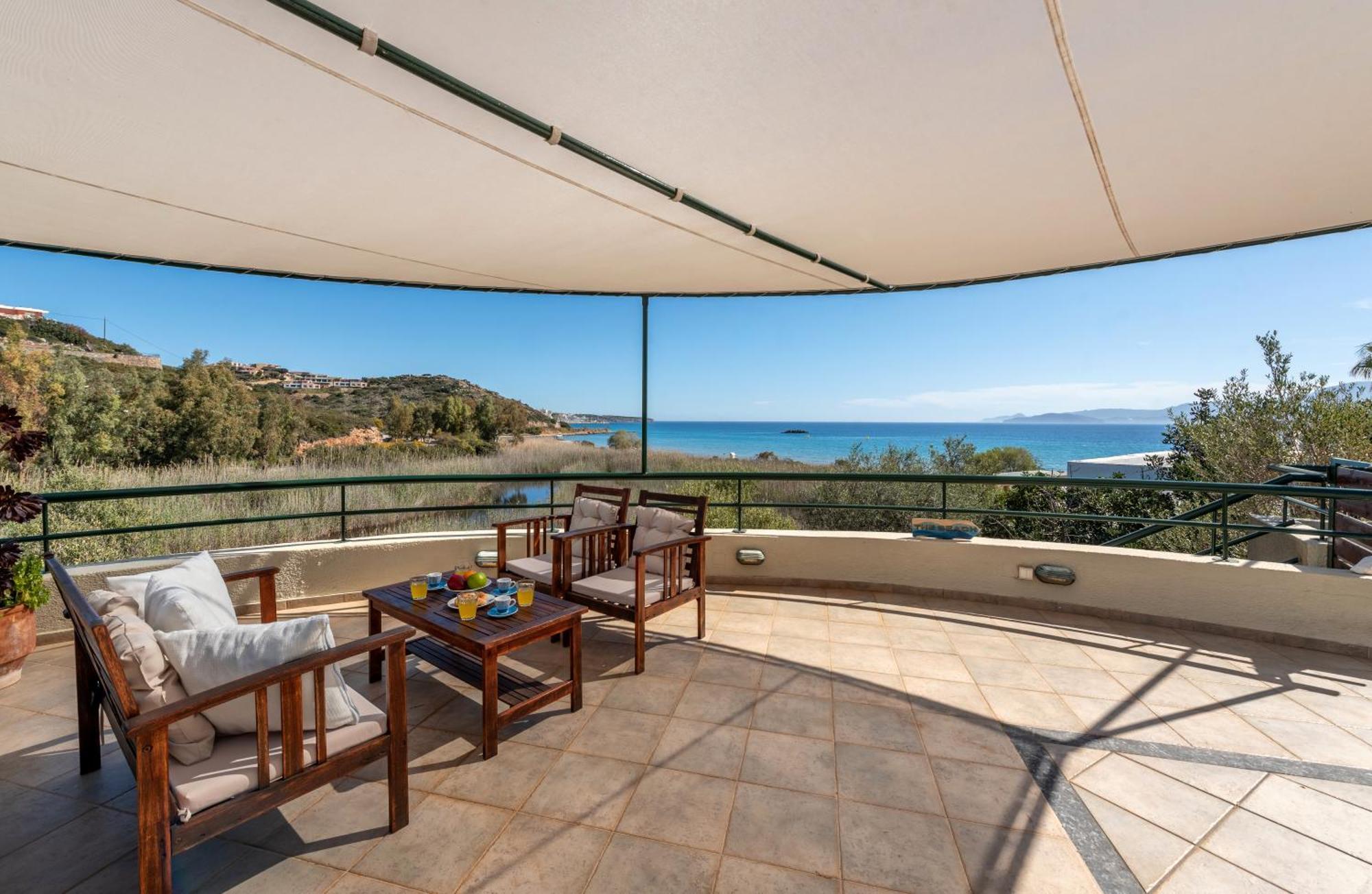Coastal Dream Beachview Jacuzzi& Sauna Amoudara  Bagian luar foto