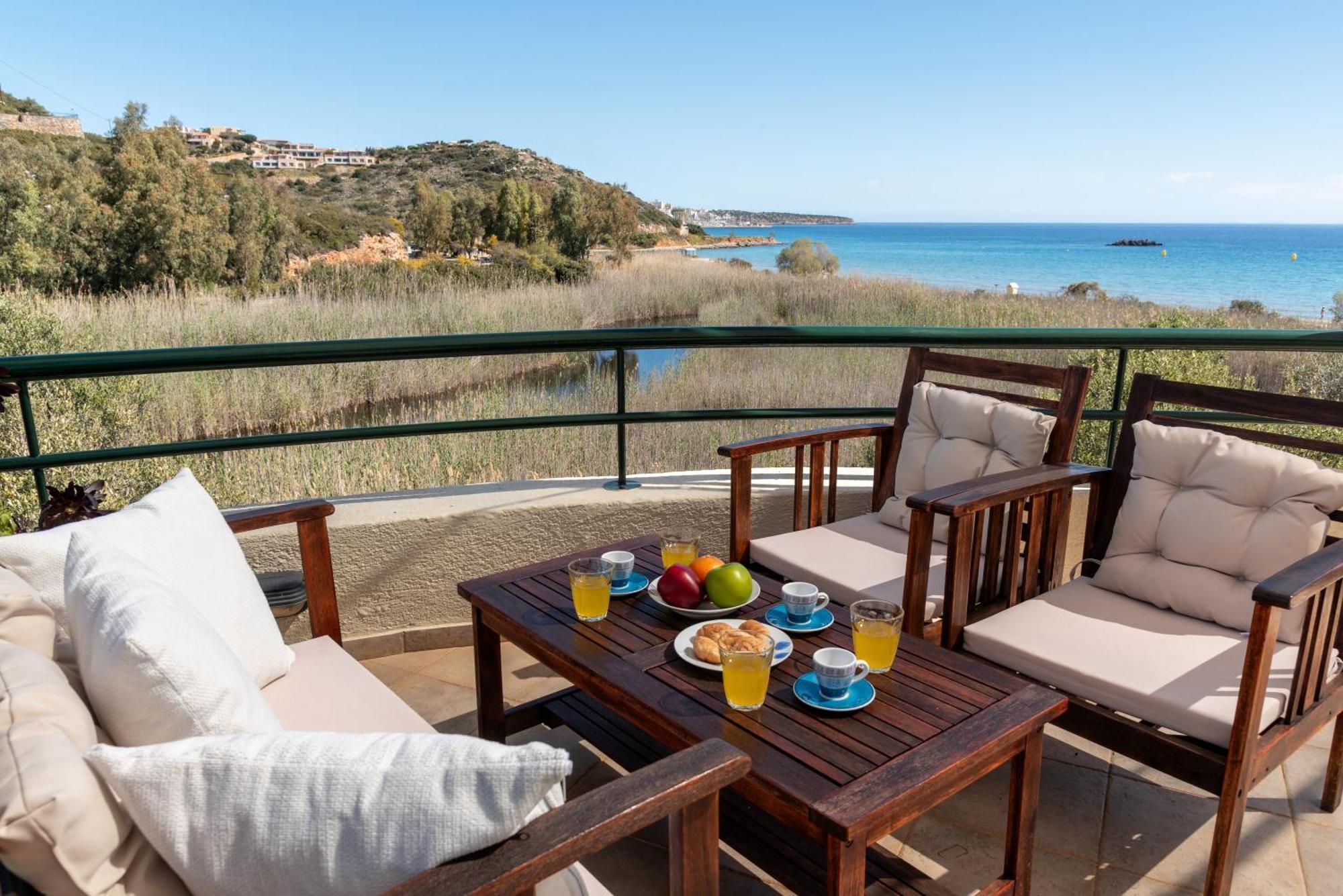 Coastal Dream Beachview Jacuzzi& Sauna Amoudara  Bagian luar foto