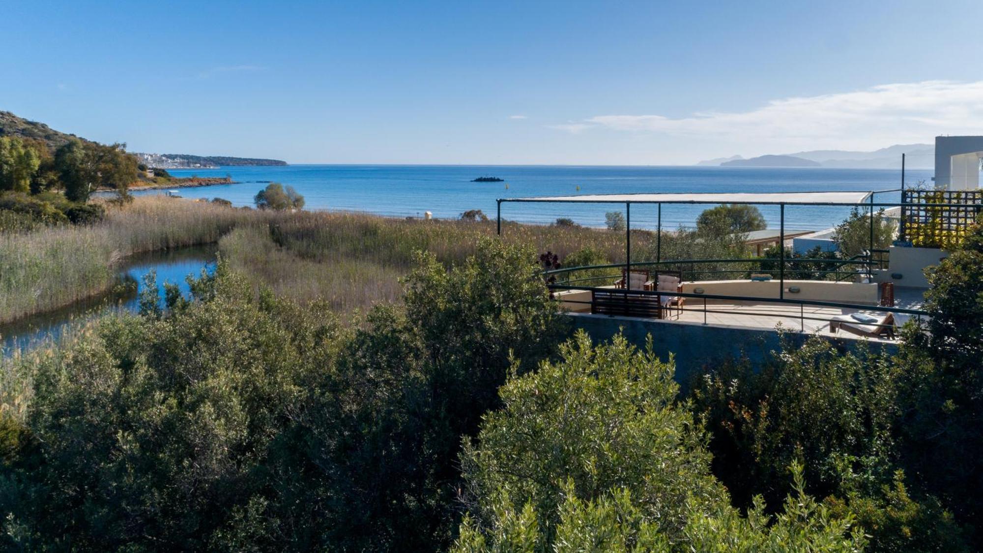 Coastal Dream Beachview Jacuzzi& Sauna Amoudara  Bagian luar foto