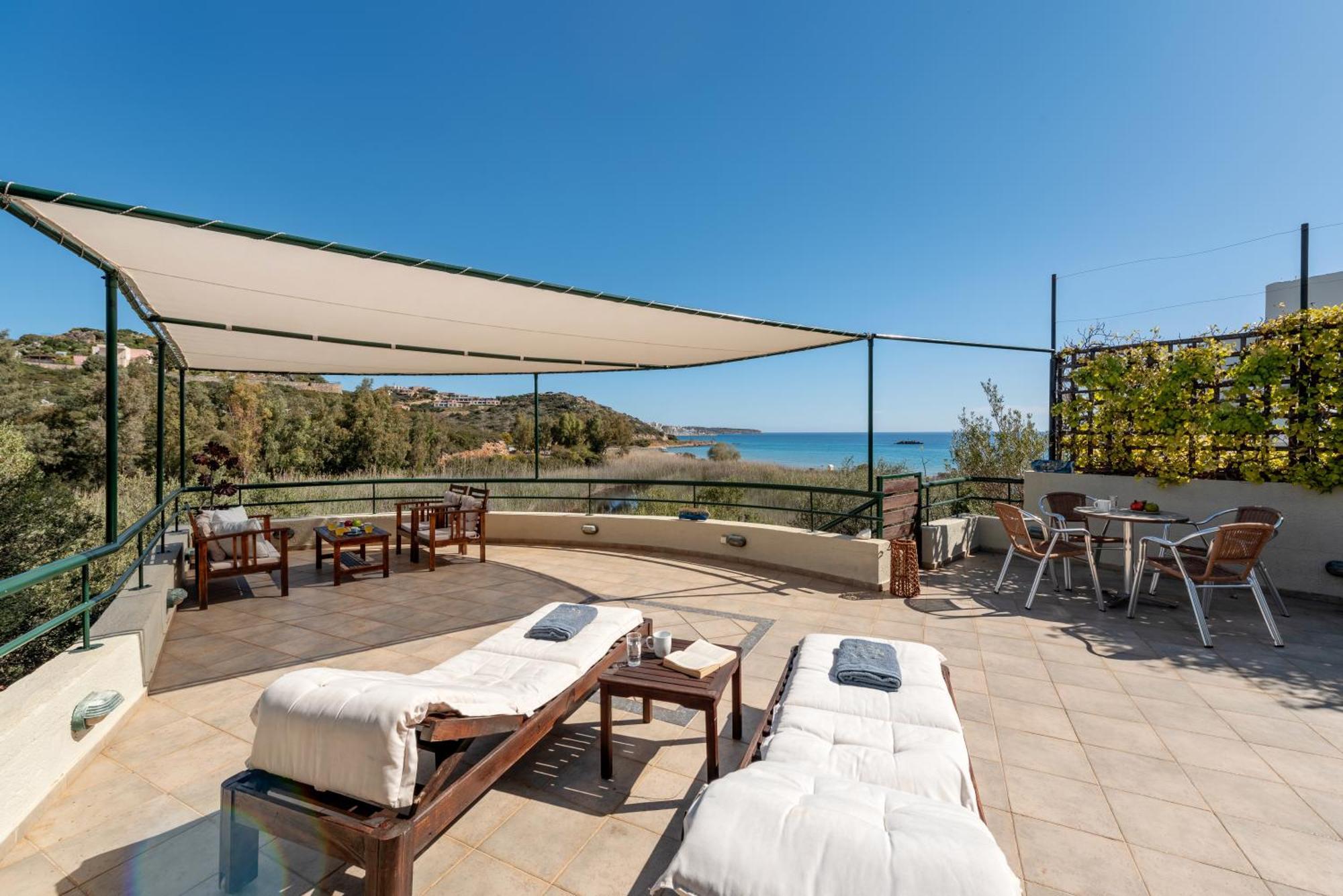 Coastal Dream Beachview Jacuzzi& Sauna Amoudara  Bagian luar foto